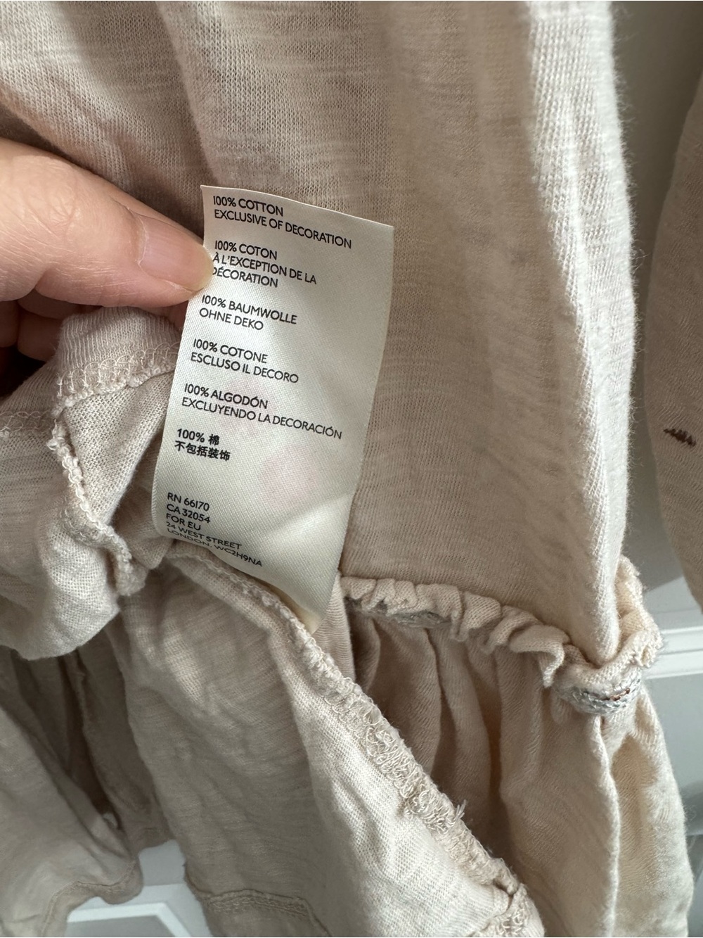 Free People Boho Embroidered Babydoll Mini Dress Cream Crochet Sleeve Small - Picture 10 of 11